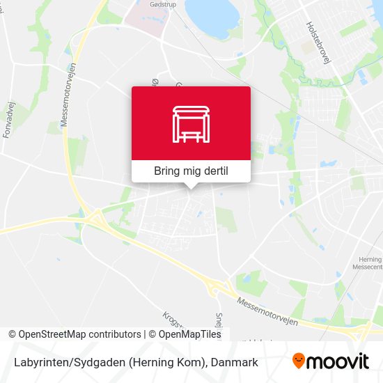 Labyrinten / Sydgaden (Herning Kom) kort