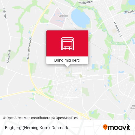 Engbjerg (Herning Kom) kort