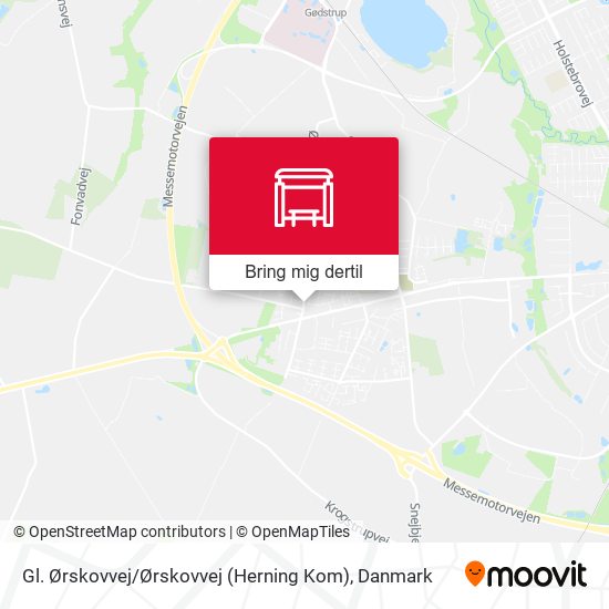 Gl. Ørskovvej / Ørskovvej (Herning Kom) kort