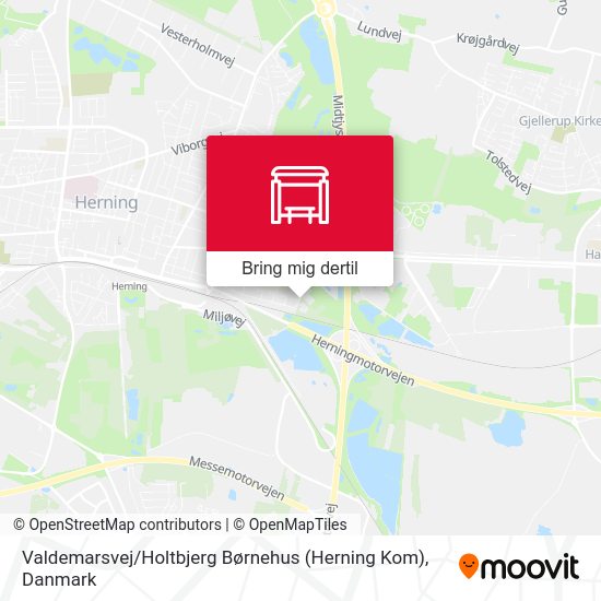 Valdemarsvej / Holtbjerg Børnehus (Herning Kom) kort