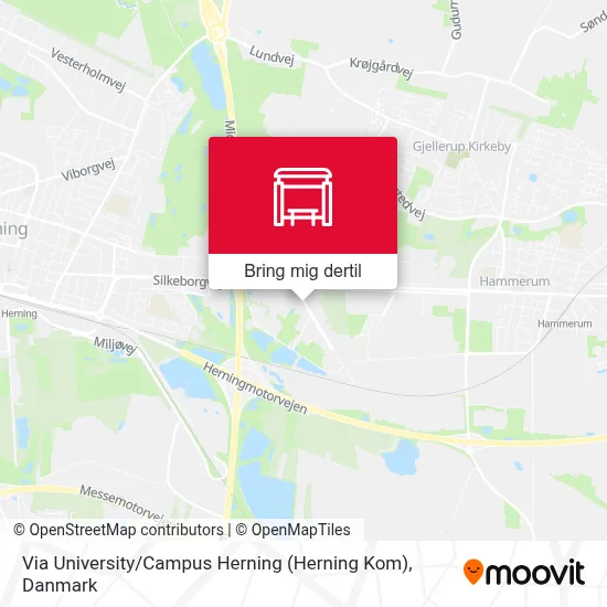 Via University / Campus Herning (Herning Kom) kort
