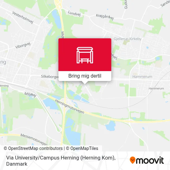 Via University / Campus Herning (Herning Kom) kort
