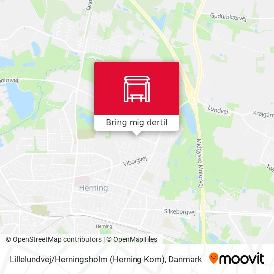 Lillelundvej / Herningsholm (Herning Kom) kort