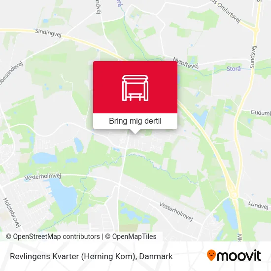 Revlingens Kvarter (Herning Kom) kort