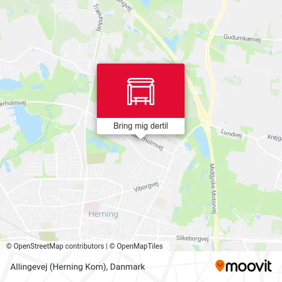 Allingevej (Herning Kom) kort