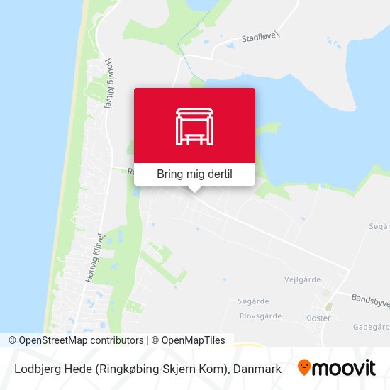 Lodbjerg Hede (Ringkøbing-Skjern Kom) kort