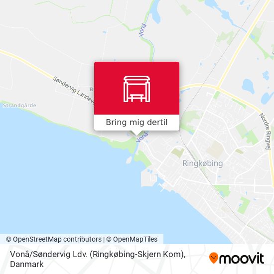 Vonå / Søndervig Ldv. (Ringkøbing-Skjern Kom) kort