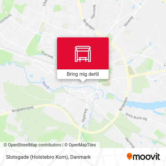 Slotsgade (Holstebro Kom) kort