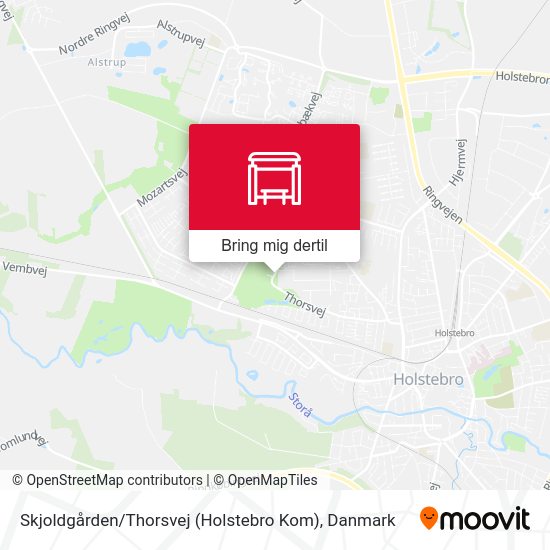 Skjoldgården / Thorsvej (Holstebro Kom) kort