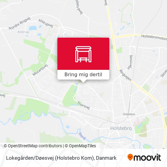 Lokegården / Døesvej (Holstebro Kom) kort