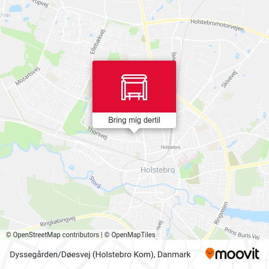 Dyssegården / Døesvej (Holstebro Kom) kort
