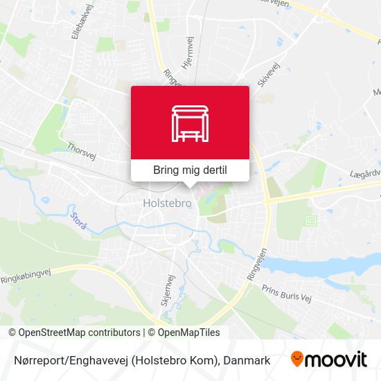 Nørreport / Enghavevej (Holstebro Kom) kort