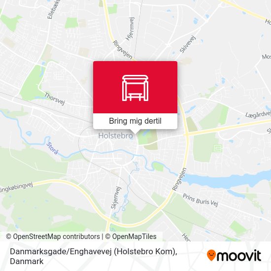 Danmarksgade / Enghavevej (Holstebro Kom) kort
