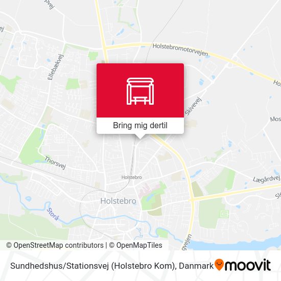 Sundhedshus / Stationsvej (Holstebro Kom) kort