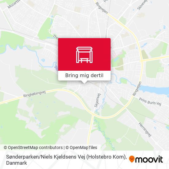 Sønderparken / Niels Kjeldsens Vej (Holstebro Kom) kort