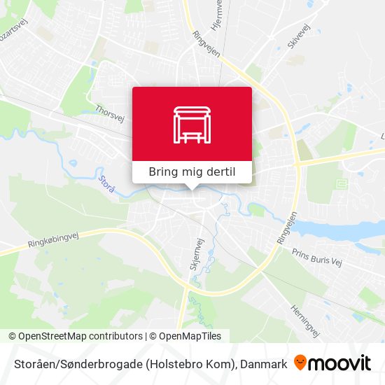 Storåen / Sønderbrogade (Holstebro Kom) kort