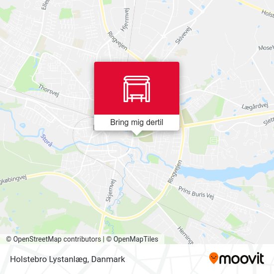 Holstebro Lystanlæg kort