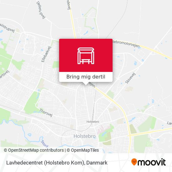 Lavhedecentret (Holstebro Kom) kort