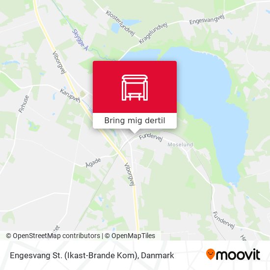 Engesvang St. (Ikast-Brande Kom) kort