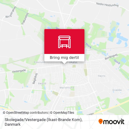 Skolegade / Vestergade (Ikast-Brande Kom) kort