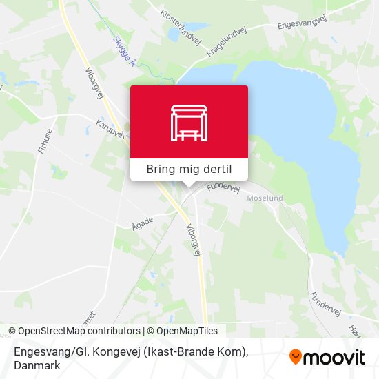 Engesvang / Gl. Kongevej (Ikast-Brande Kom) kort