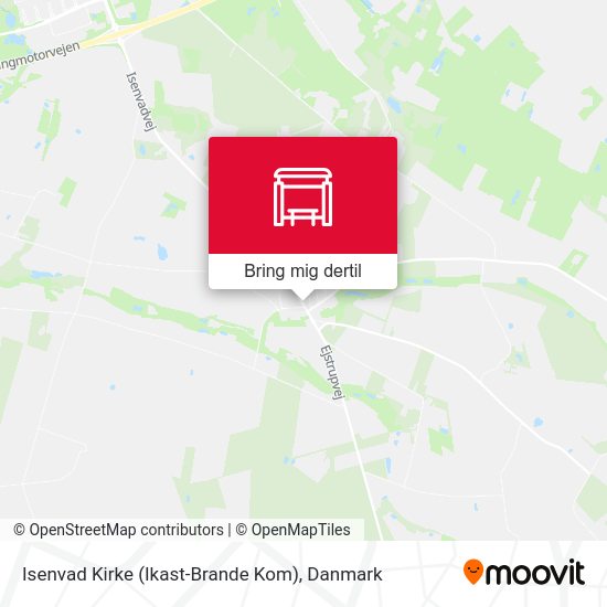 Isenvad Kirke (Ikast-Brande Kom) kort