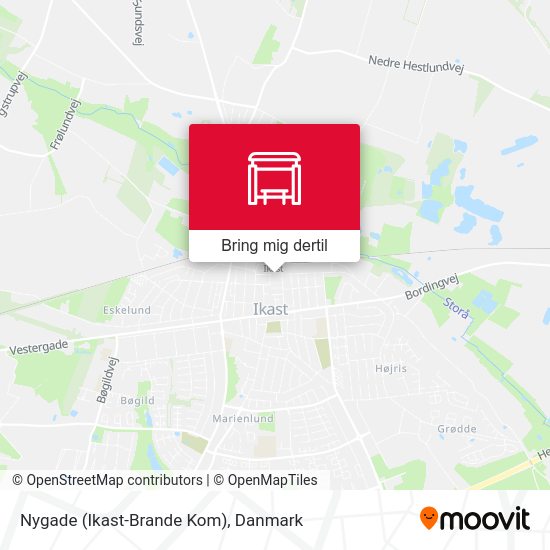 Nygade (Ikast-Brande Kom) kort