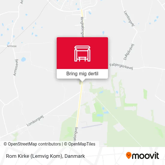 Rom Kirke (Lemvig Kom) kort