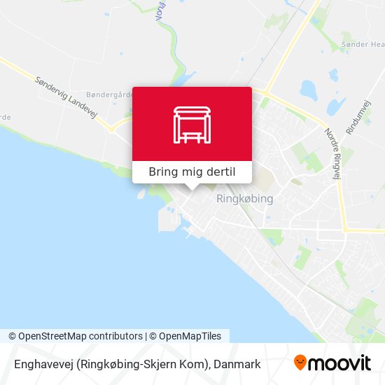 Enghavevej (Ringkøbing-Skjern Kom) kort