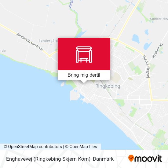 Enghavevej (Ringkøbing-Skjern Kom) kort