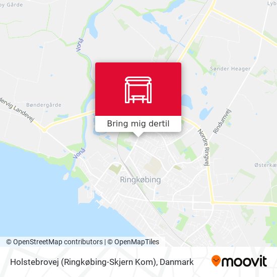 Holstebrovej (Ringkøbing-Skjern Kom) kort