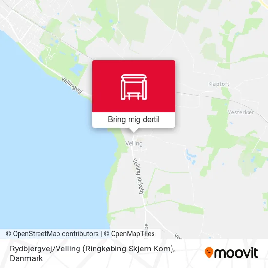 Rydbjergvej / Velling (Ringkøbing-Skjern Kom) kort