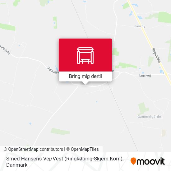Smed Hansens Vej / Vest (Ringkøbing-Skjern Kom) kort