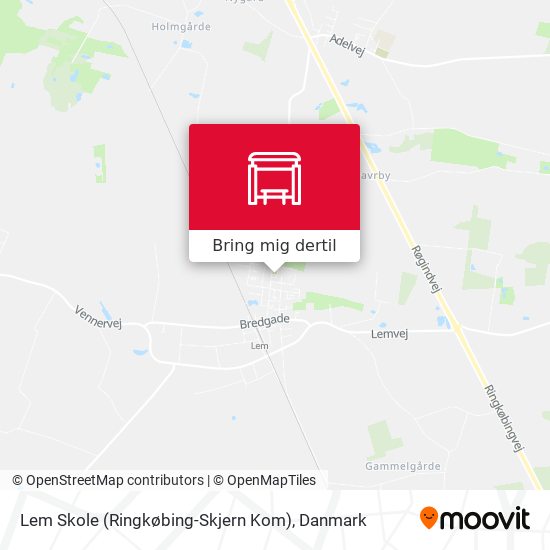 Lem Skole (Ringkøbing-Skjern Kom) kort