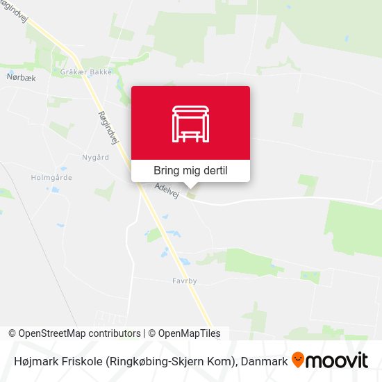 Højmark Friskole (Ringkøbing-Skjern Kom) kort