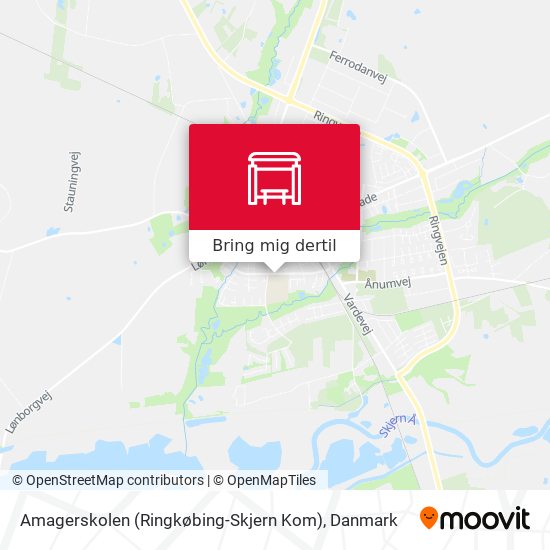 Amagerskolen (Ringkøbing-Skjern Kom) kort