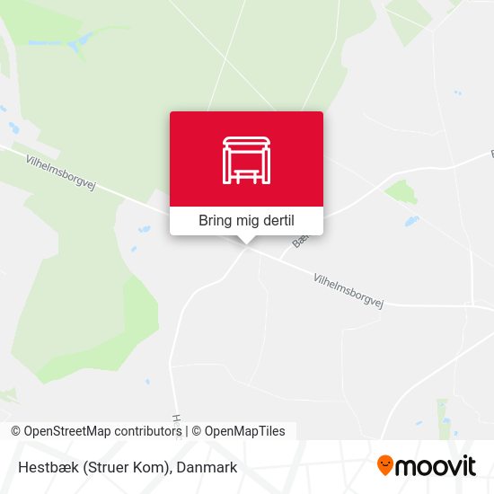 Hestbæk (Struer Kom) kort