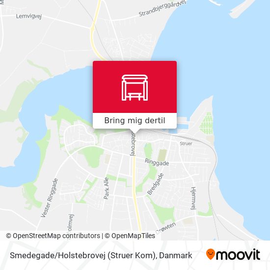 Smedegade / Holstebrovej (Struer Kom) kort