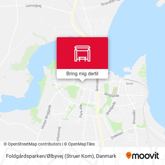 Foldgårdsparken / Ølbyvej (Struer Kom) kort