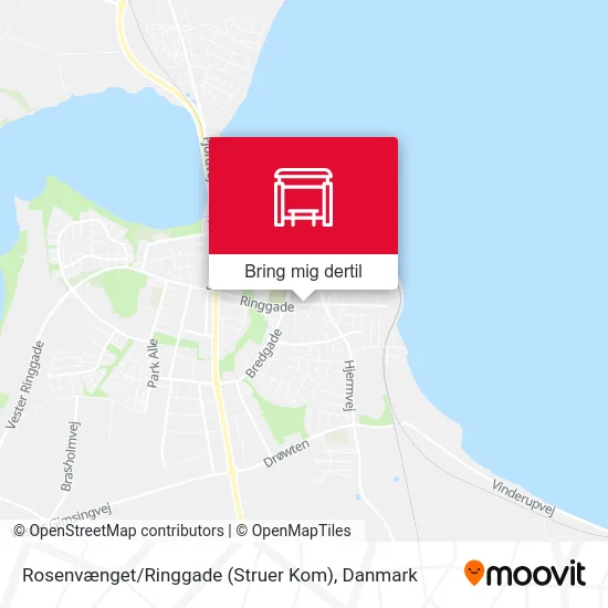 Rosenvænget / Ringgade (Struer Kom) kort