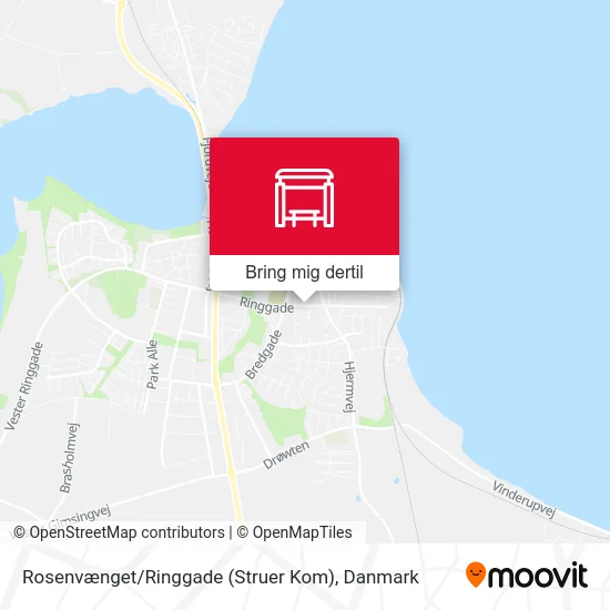 Rosenvænget / Ringgade (Struer Kom) kort