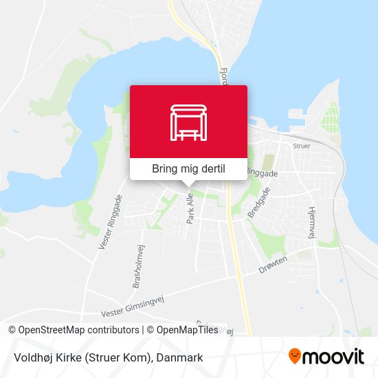 Voldhøj Kirke (Struer Kom) kort