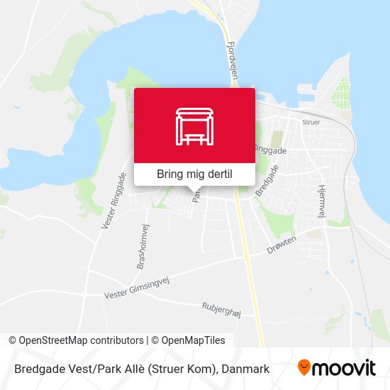 Bredgade Vest / Park Allè (Struer Kom) kort