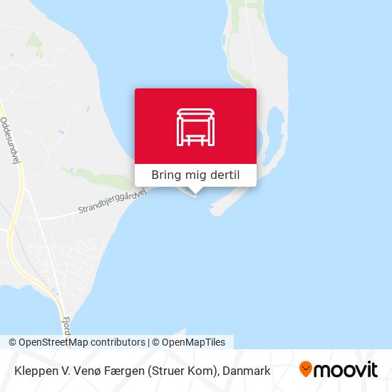 Kleppen V. Venø Færgen (Struer Kom) kort