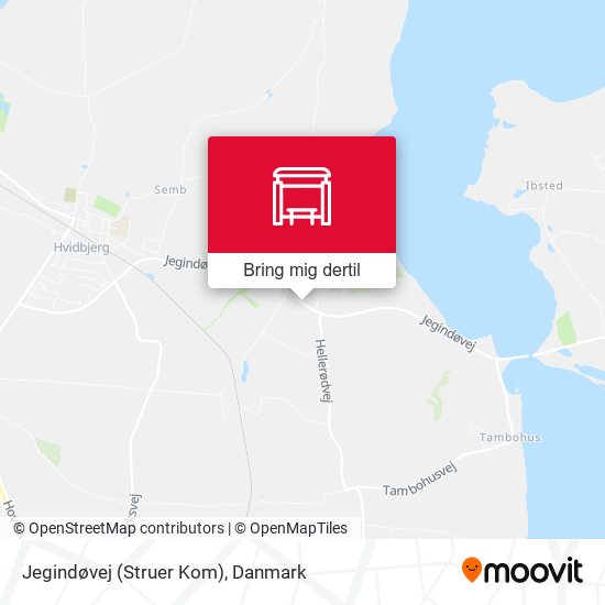 Jegindøvej (Struer Kom) kort