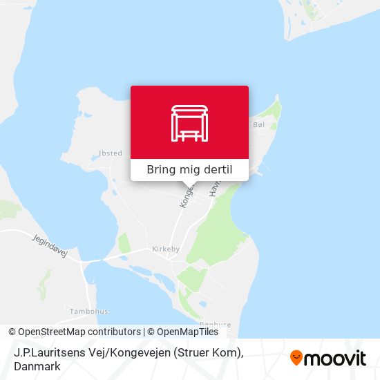 J.P.Lauritsens Vej / Kongevejen (Struer Kom) kort