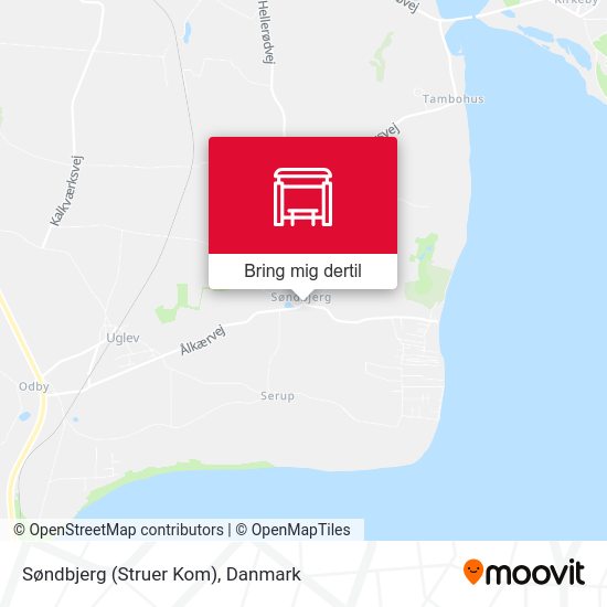Søndbjerg (Struer Kom) kort
