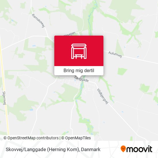 Skovvej/Langgade (Herning Kom) kort