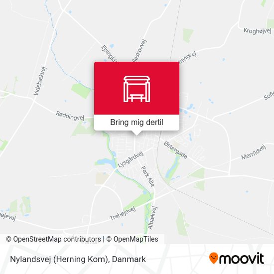 Nylandsvej (Herning Kom) kort