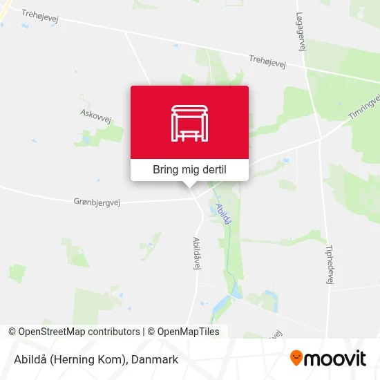 Abildå (Herning Kom) kort